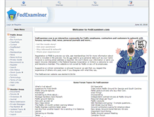 Tablet Screenshot of fedexaminer.com